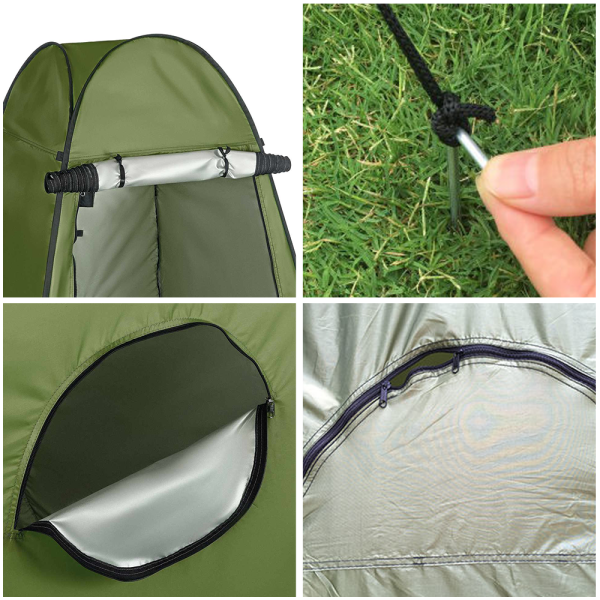 Portable Outdoor Shelter For Camping, Showers, Toilets, And Changing Rooms