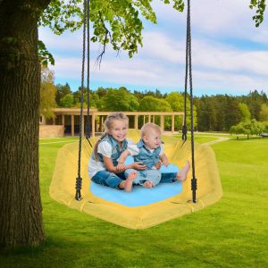 Large Spacious Flying Round Saucer Tree Swing 40