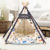 Comfortable Pop Up Pet Dog Teepee Tent Bed