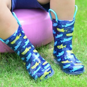 Kids Light Up Rubber Rain Boots