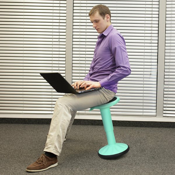 Adjustable Standing Wobble Desk Chair Stool