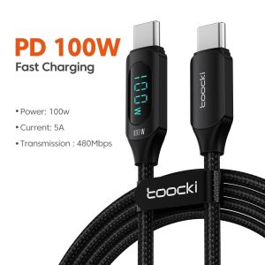 Turbo Connect Led Display Super-Fast Data Charging Cable (Usb Type-C To Usb Type-C)