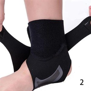 Elastic Ankle Compression Brace With Anti-Sprain Support