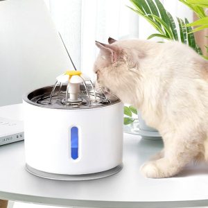 Automatic Pet Water Fountain With Led Light