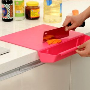 2-In-1 Creative Cutting Board With Side Storage