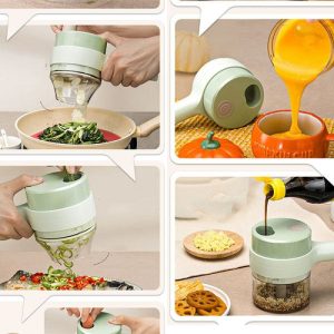 2-In-1 Portable Vegetable Slicer Blender