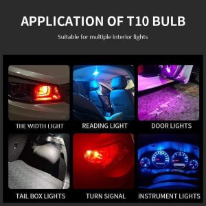 2Pcs E License Plate Lamp Dome Light