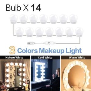 Hollywood Style Vanity Mirror Usb Led Lights