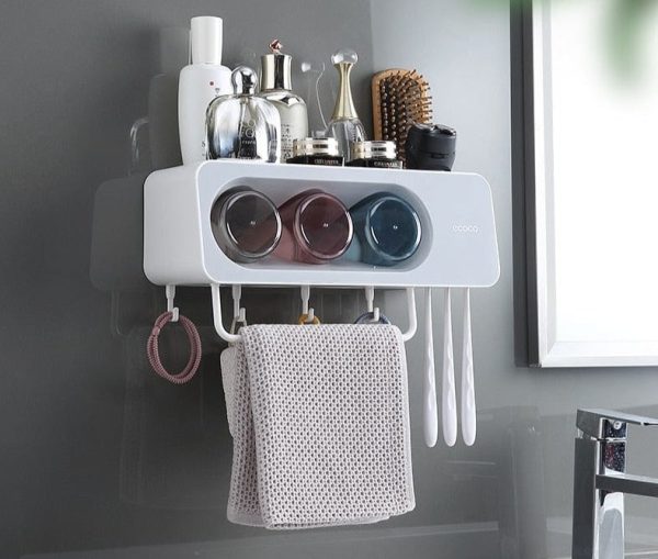 Eco Squeeze Wall-Mounted Toothpaste Dispenser Kit Innovative Bathroom Solution