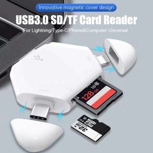 3-In-1 Universal Mobile Sd Card Reader