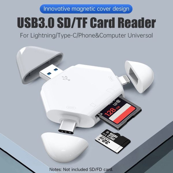 3-In-1 Universal Mobile Sd Card Reader