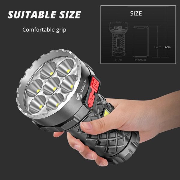 Super Bright Ultra Powerful Rechargeable Led Flashlight