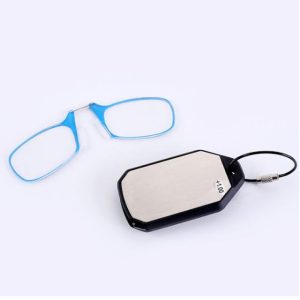 Portable Mini Keychain Unisex Reading Glasses