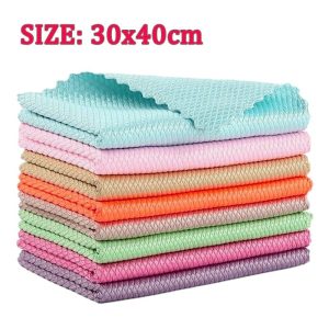 Microfiber Polishing Cleaning Cloths (5 Pieces)