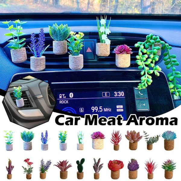 Cute Succulent Car Vent Clips Air Freshener