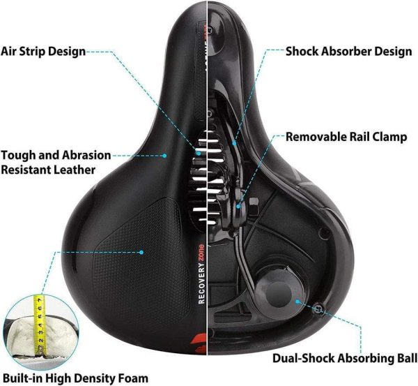 The Ultimate Ultra-Soft Gel Breathable Cycling Saddle