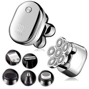 6-In-1 Electric Head Face And Body Shaver Grooming Set