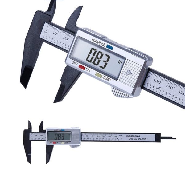 Electronic Digital Vernier Micrometer Caliper Measuring Tool Stainless Steel Large Lcd Screen 0-6 Inch/150Mm