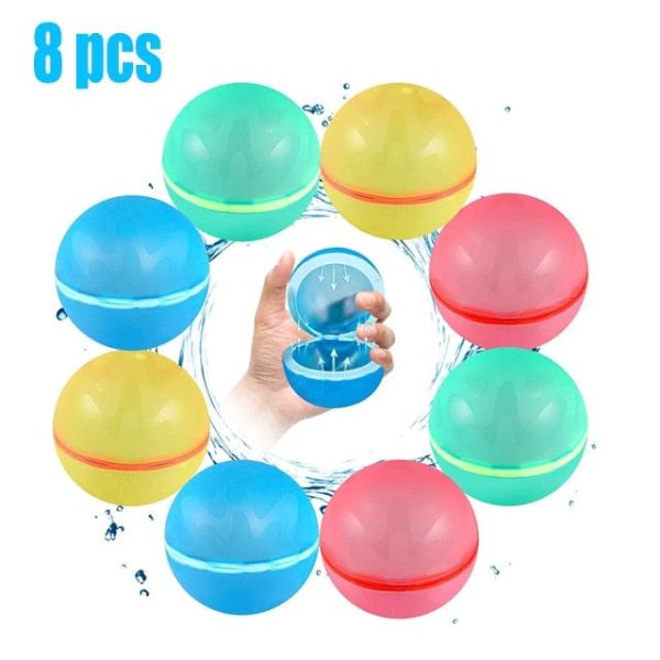 Reusable Magnetic Water Balloons, Self-Sealing Quick Fill Water Balls