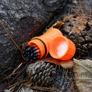 Stormproof Match Kit With Waterproof Case - 40 Windproof Waterproof Matches - Emergency Fire Starter Matches Survival Tool For Camping Hiking, Outdoor Survival Matches Kit