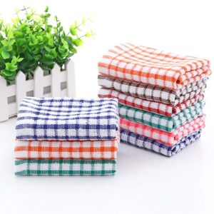 Absorbent Lint Cotton Kitchen Tea Towels (6 Pieces)