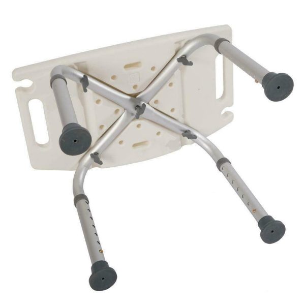 Adjustable Height Folding Bath And Shower Chair