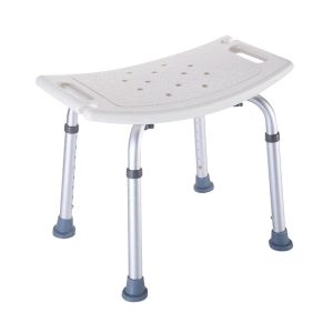 Adjustable Height Folding Bath And Shower Chair