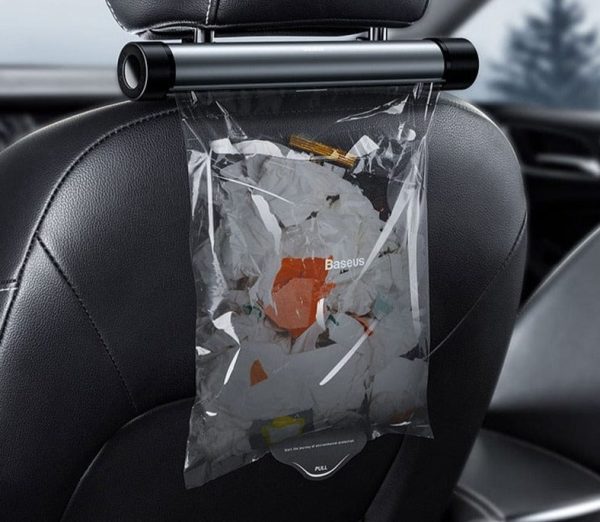 Back Seat Head Rest Roller Car Trash Bag