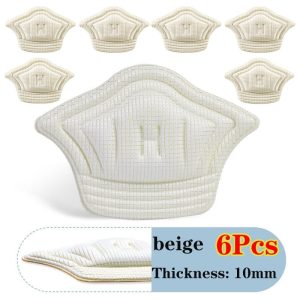 Heel Grips Liner Cushions Inserts Pads For Loose Shoes To Improve Shoe Fit And Comfort (6Pcs)