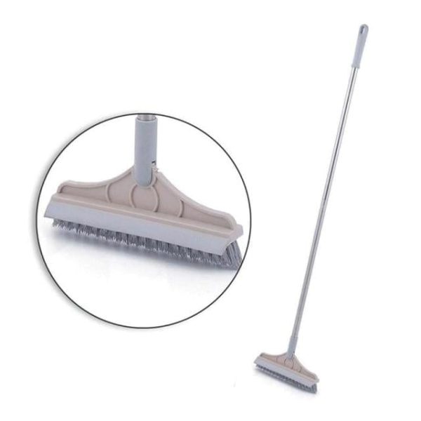 2-In-1 Adjustable Easy Cleaning Wiper And Brush