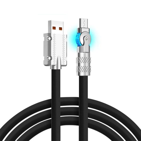 180° Rotatable 120W Super-Fast Charging Data Cable