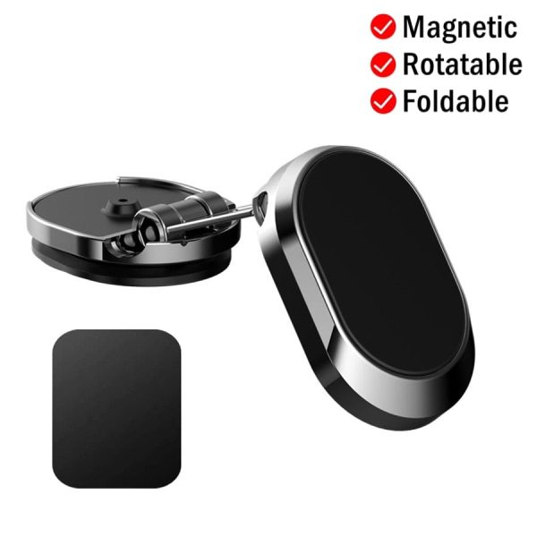360° Rotatable Foldable Magnetic Car Phone Holder
