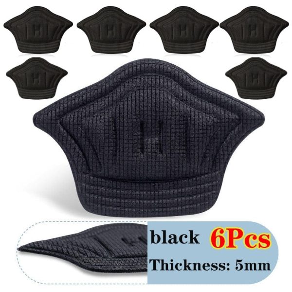 Heel Grips Liner Cushions Inserts Pads For Loose Shoes To Improve Shoe Fit And Comfort (6Pcs)