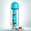 Water Bottle With 7-Day Pill Box