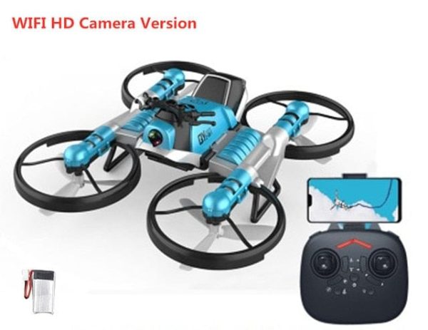 2-In-1 Quadcopter Uav Aircraft Motorcycle 2.4Ghz 4-Axis Gyro Rc Drone