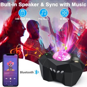 Bluetooth Music Speaker Space Galaxy Starry Sky Lamp Projector