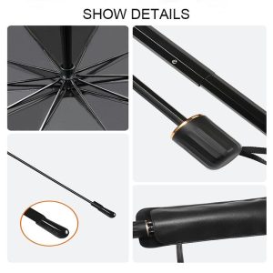 Car Windshield Sun Shade Umbrella, Foldable Car Umbrella Uv Block Sunshade Cover