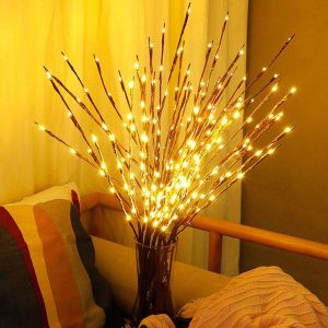 20 Bulbs Led Willow Branch Lights