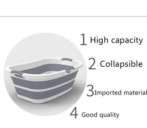 Collapsible Multipurpose Basin & Laundry Hamper