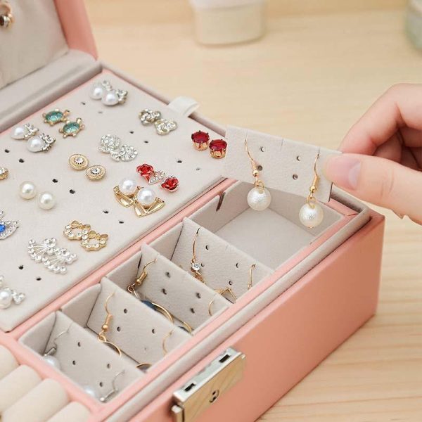 Double-Layer Jewelry Box High Capacity