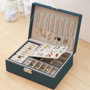 Double-Layer Jewelry Box High Capacity