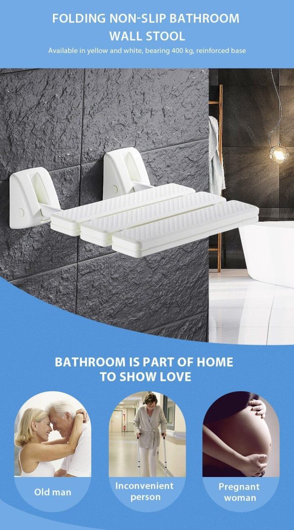 Wall Mounted Foldable Shower Seat