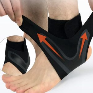 Elastic Ankle Compression Brace With Anti-Sprain Support