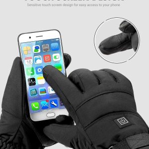 Heated Gloves, Rechargeable 3-Temp Electric Heating Gloves With 8-Hour Lithium Battery – Ideal For Outdoor Sports, Skiing, Climbing & Hiking Handwarmer For Men And Women