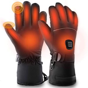 Heated Gloves, Rechargeable 3-Temp Electric Heating Gloves With 8-Hour Lithium Battery – Ideal For Outdoor Sports, Skiing, Climbing & Hiking Handwarmer For Men And Women