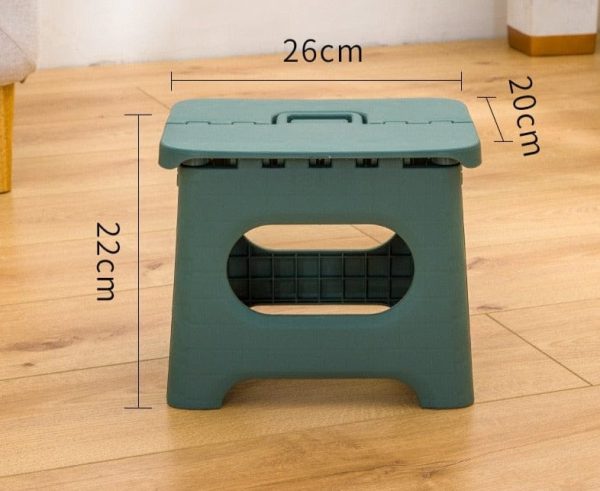 Folding Step Stool For Adults And Kids, Holds Up To 300 Lbs., With Portable Handle