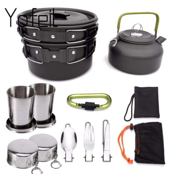 Outdoor Pots Pans Camping Cookware