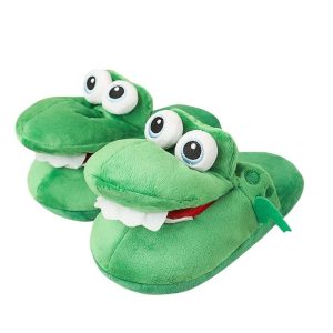 Comfy Dancing Crocodile Cotton Slippers