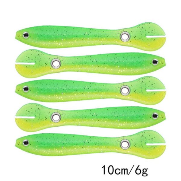 Wobbling Swimming Split Tail Fishing Lure