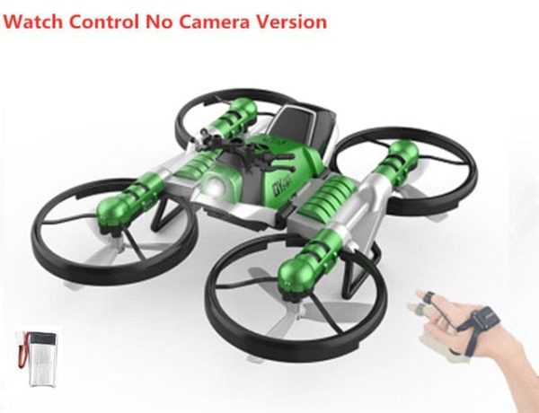 2-In-1 Quadcopter Uav Aircraft Motorcycle 2.4Ghz 4-Axis Gyro Rc Drone